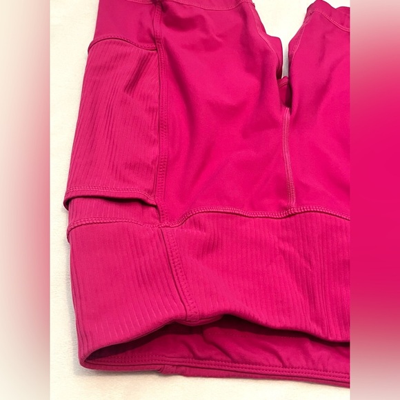 Mondetta Performance Luxury Women's Pink High-Waisted Biker Shorts XS - Picture 13 of 16